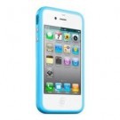 Бампер для iPhone 4G/4S голубой