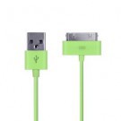 USB кабель iPhone/iPad/iPod (зелёный)